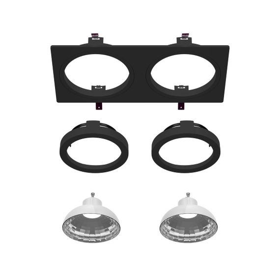 Встраиваемый светильник Favourite Lamppu 4646-2C