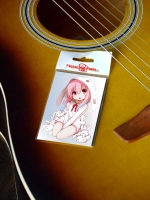 Стикер - Аниме девушка зайка с розовыми волосами