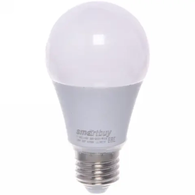 Лампа светодиодная Smartbuy, 15Вт, груша А60, Е27, 220В, 1200Лм, 4000К(дневной свет)