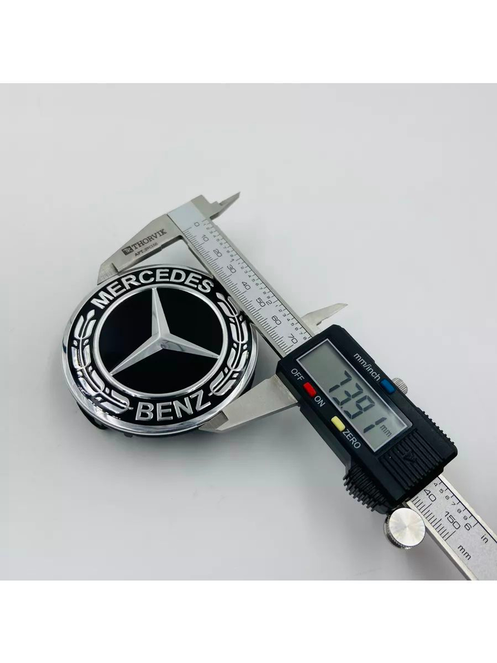 Колпачки на литые диски с эмблемой Mercedes-Benz 75 мм 4 шт