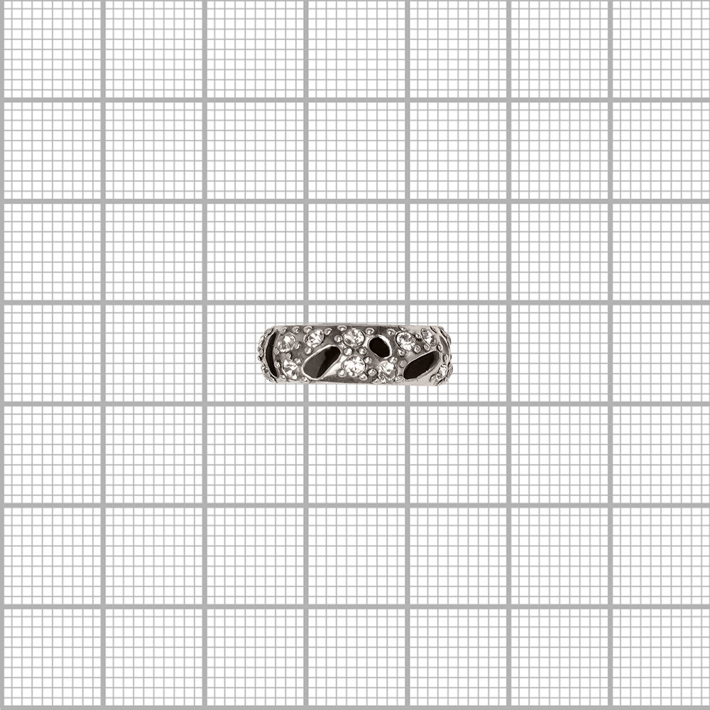 "Эгида" кольцо в серебряном покрытии из коллекции "Дикие кошки" от Jenavi