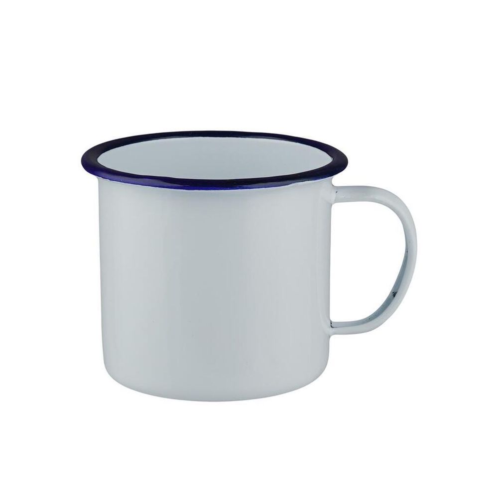 Кружка 510 мл d 10,5 см h9 см Blue Rim эмалированая сталь SUNNEX [1]