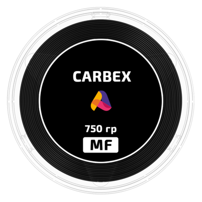 CARBEX MF пластик для 3D печати, 1.75 мм, черный, 750 гр.