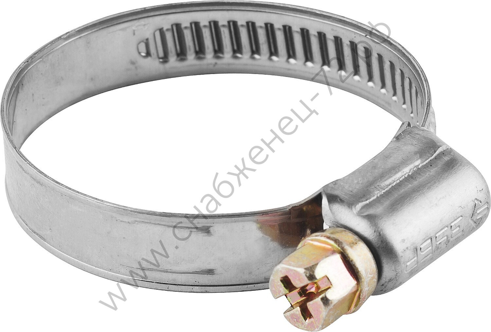 ЗУБР НХ-9Н 8-14 мм, накатная лента 9 мм, хомут нержавеющий, 5 шт, Профессионал (3787-08-14)