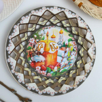 Тарелка конфетница "Кулич", 18,5×18,5 см