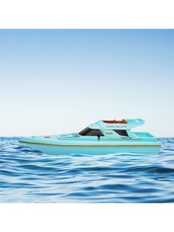 Игрушка Лодка Вояж на батарейках (53901), цвет голубой