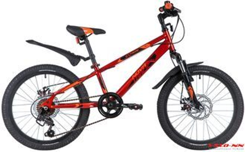 Велосипед NOVATRACK 20" EXTREME красный, 6 скор