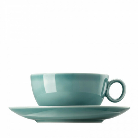 Thomas Rosenthal Group - Loft Color Чашка и блюдце 340мл комби ледяной синий / артикул   1190040191814772 + 1190040191814771  / GTIN