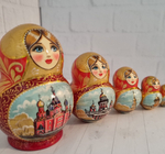 Матрешка "Санкт-Петербург" 5 мест
