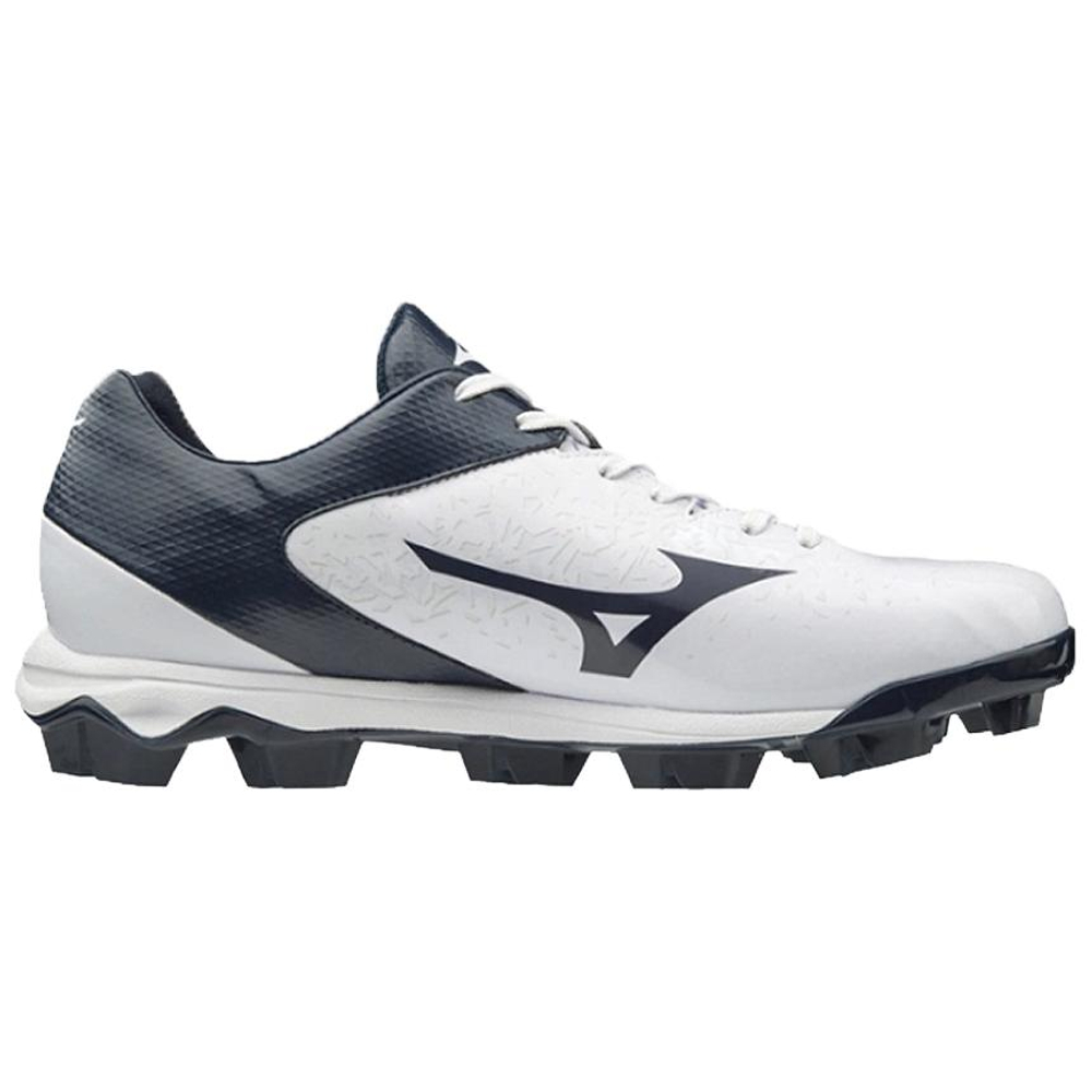Mizuno Wave Select Nine Baseball Shoes Men"s White Blue