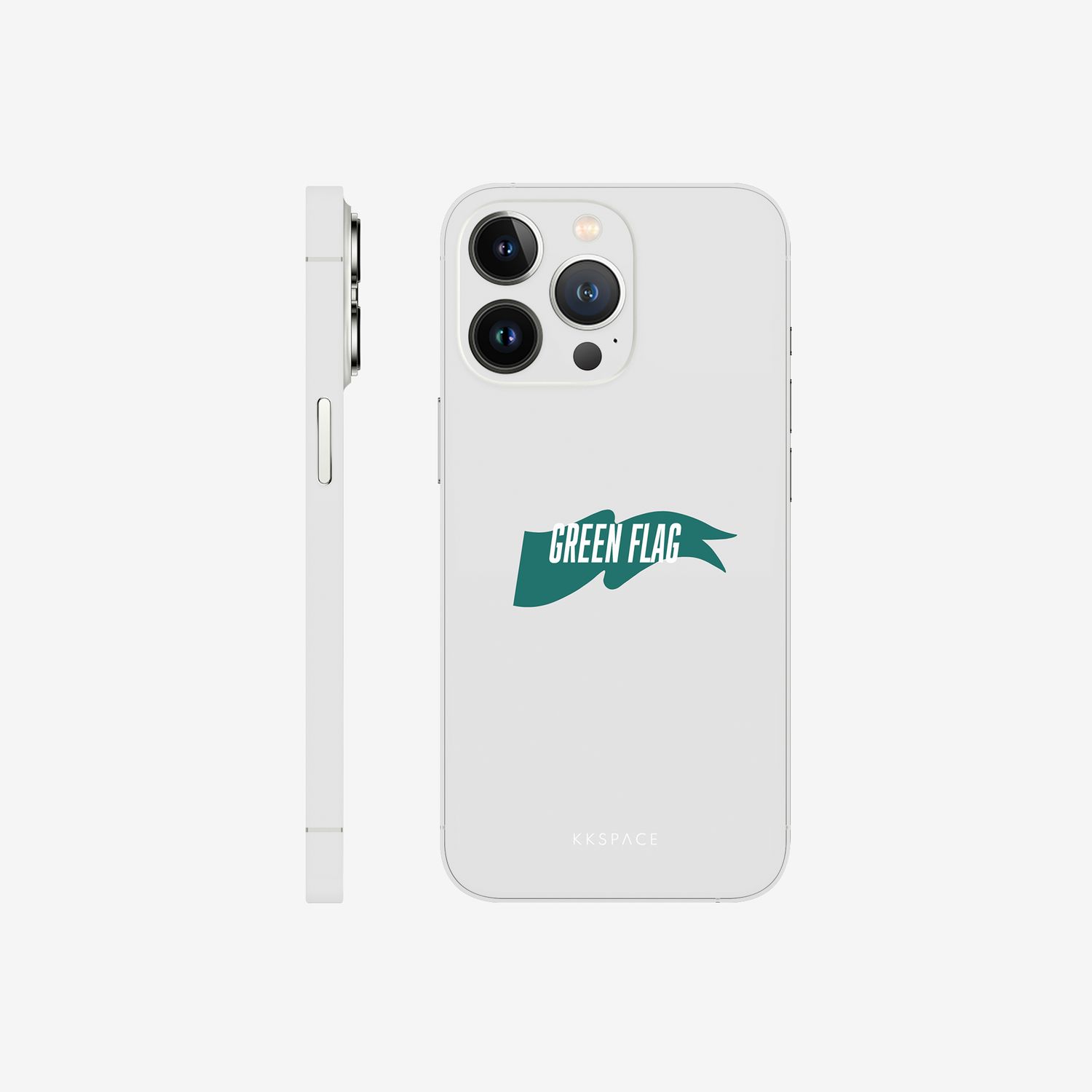 Виниловая наклейка GREEN FLAG для iPhone