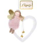 Подвеска «Фея - Волшебные крылья» 16 см, Розовый