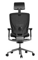 Кресло эргономичное SCHAIRS AEON-М01S база silver, каркас silver, сетка R05BK /ткань T01 BK черная