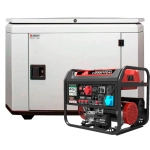 Генератор бензиновый SUNREKA G10000TFEAX с кожухом Geon 1200 RAL 7035