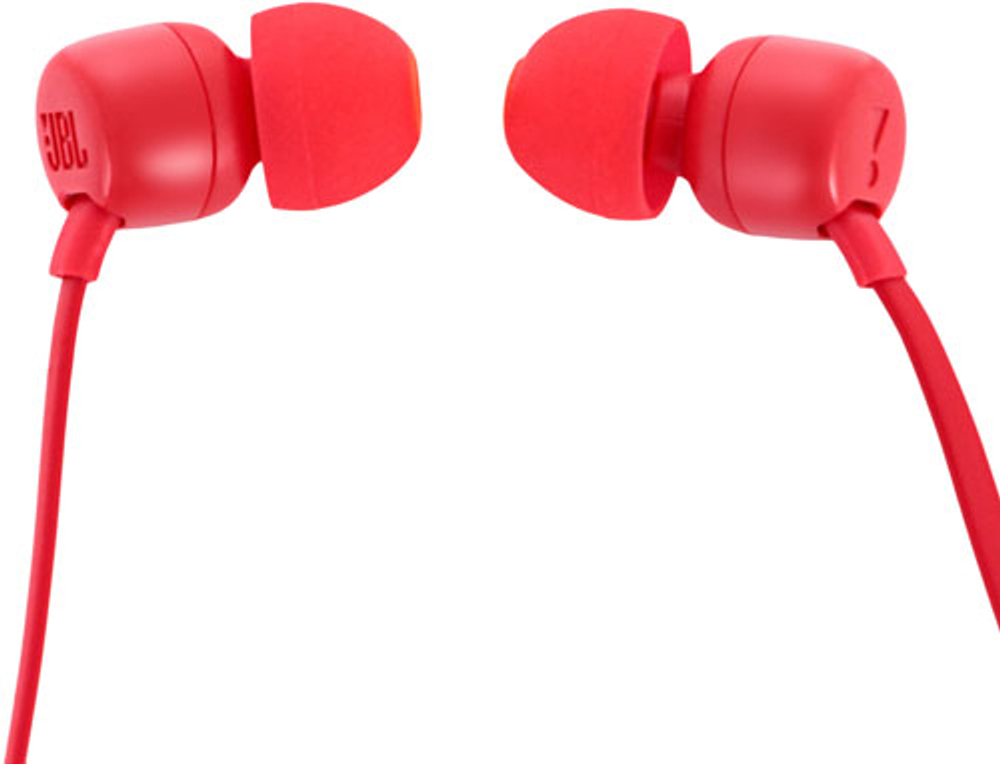 Наушники JBL T110, красный