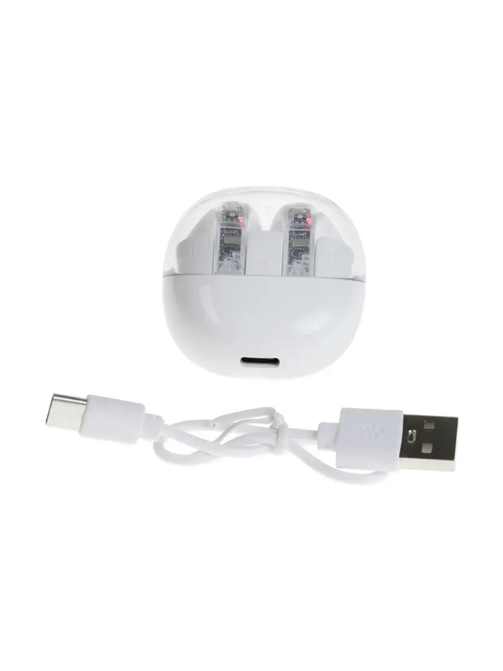 Наушники беспроводные R20, TWS, вкладыши, Bluetooth 5.3, 30/