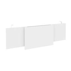 Onix Direct Царга стола руководителя O.M-CSR-4 Белый Бриллиант/Металл Белый 1340*450*54