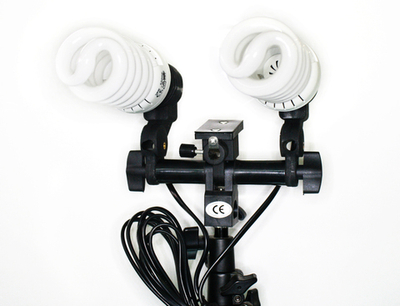 Ламповый патрон (держатель) с лампами Phottix на 2 лампы x 38w