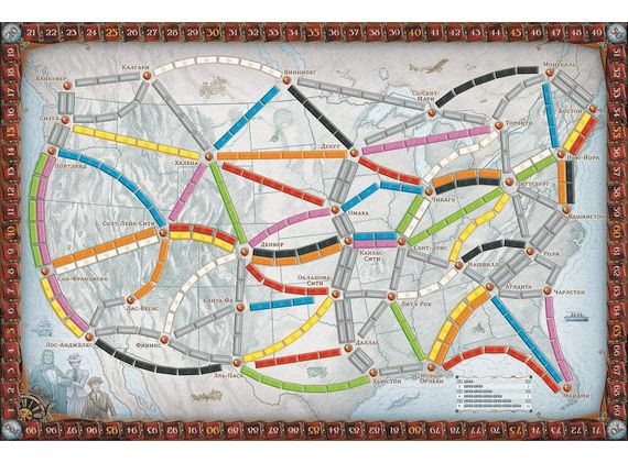 Игра "Ticket to Ride: Америка"