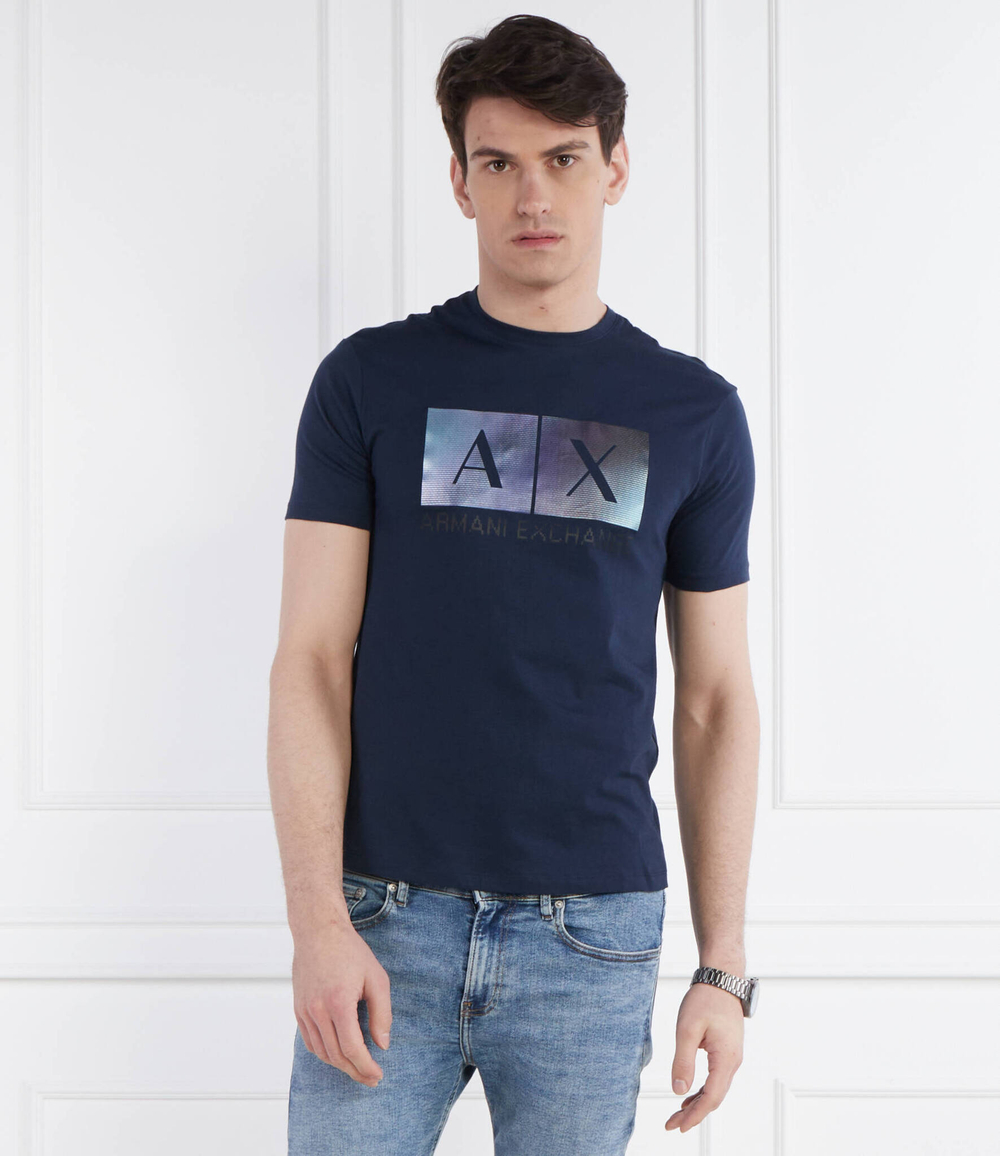 Футболка Armani Exchange - темно-синий(3DZTJB ZJBYZ)