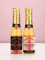 Подарочный набор «Море счастья!»: гель для душа и шампунь для волос шампанское, 2×250 мл, Чистое счастье