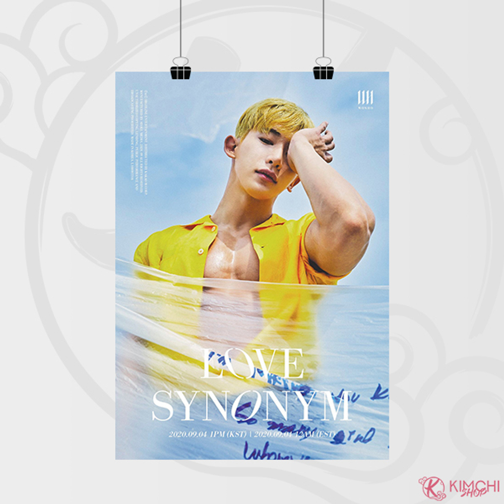 Постер А4 - WONHO - LOVE SYNONYM #1. Right for me