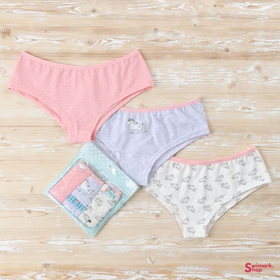 Трусики женские DOMINANT 85000-140, SHORT, 3 шт. в уп.