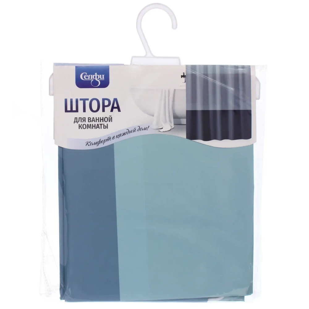 Штора для ванной EVA 180*180"Селфи» Ферони