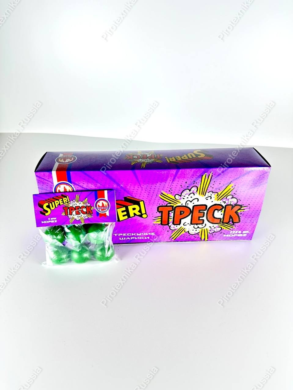 Трещащие шары мин ед. продажи 6 шт (спайка)