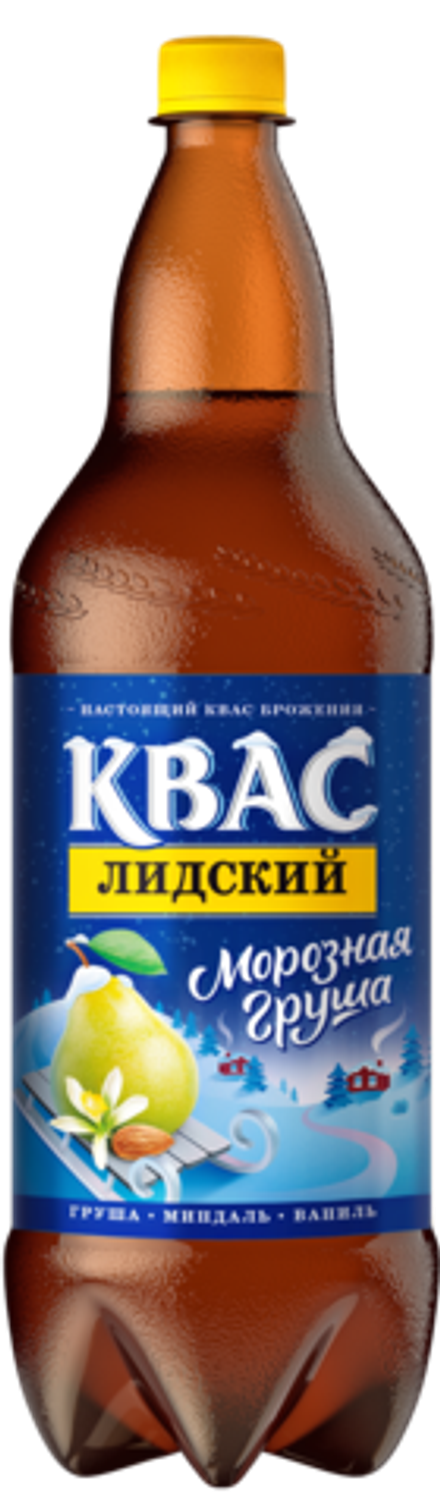 Квас Лидский "Морозная груша" 1,5л. пэт