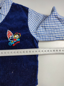 Жилет Ganeshan комбинированный с рубашкой на 3-4 года