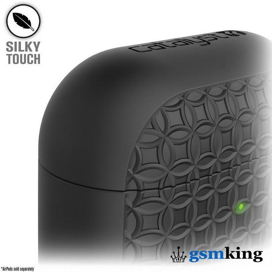 Catalyst Keyring Case for AirPods 1 | 2 Stealth Black (Чёрный)