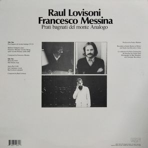Raul Lovisoni, Francesco Messina / Prati Bagnati Del Monte Analogo (LP)