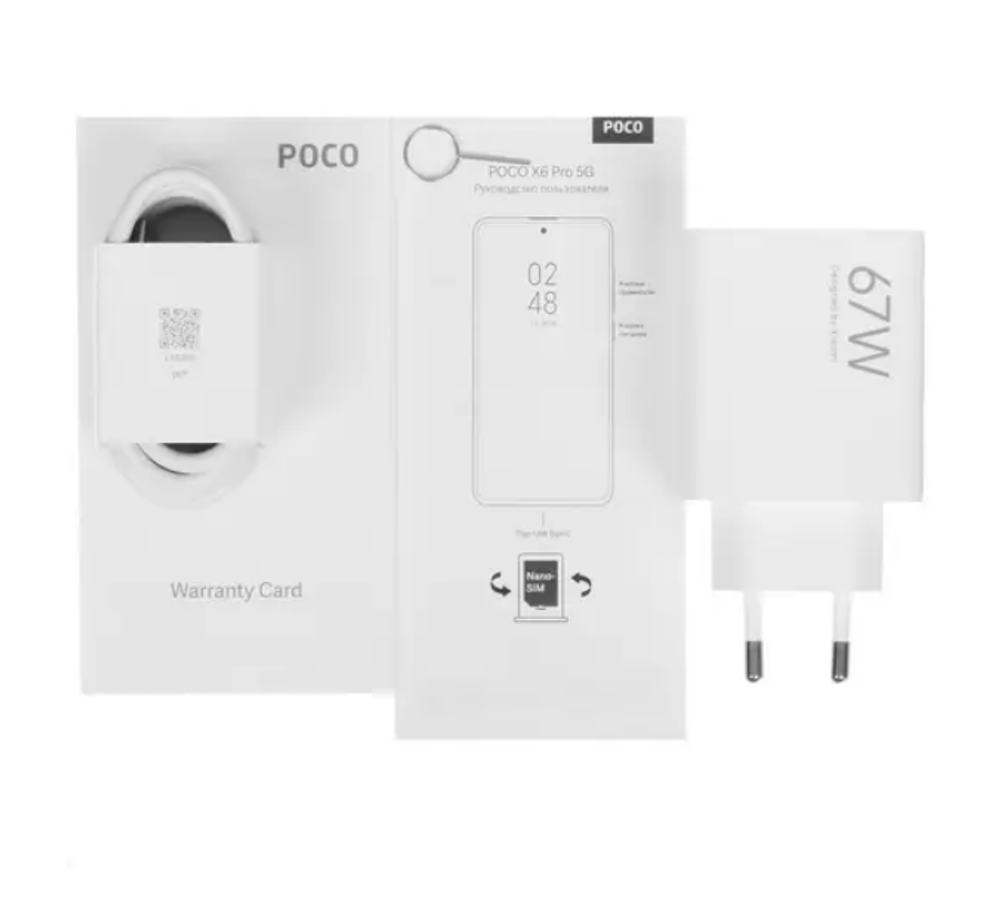 Смартфон Xiaomi POCO X6 Pro 12/512 ГБ Global, Dual nano SIM, серый