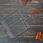 Решетка для барбекю 33*27*6см, хромированная