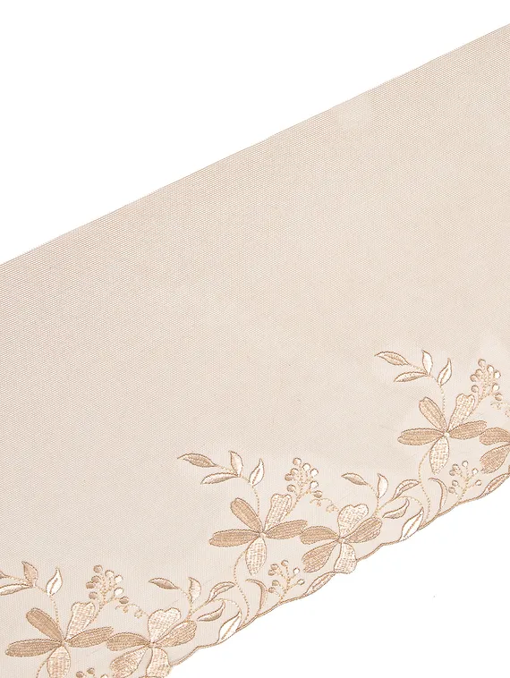 05-113 Вышивка на неэл. сетке 22 см, телесный 126 (правая)