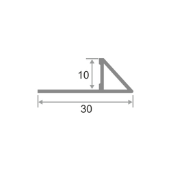 Алюминиевый профиль ПО-05 2700 мм
