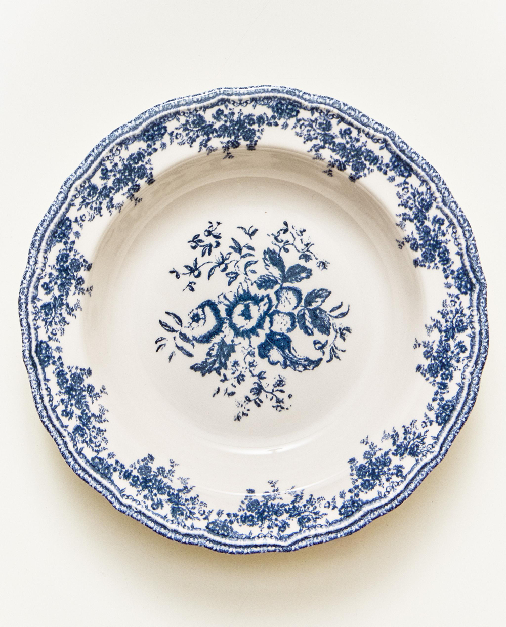 Zara Home тарелка глубокая из фаянса, цвет синий, 23 см · 2460/201