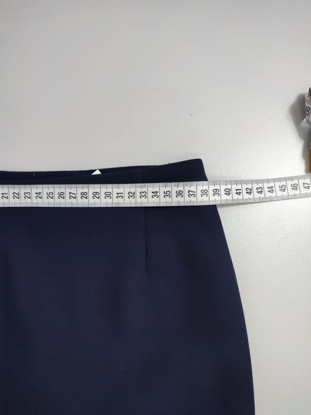 Юбка Oui синяя прямая 42 размер