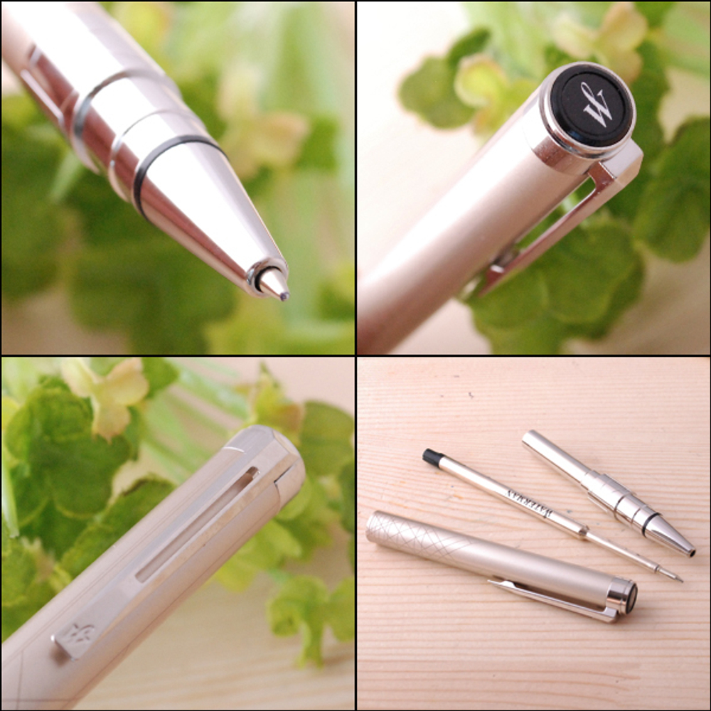 Шариковая ручка Waterman Perspective, цвет: Champagne CT, стержень Mblue