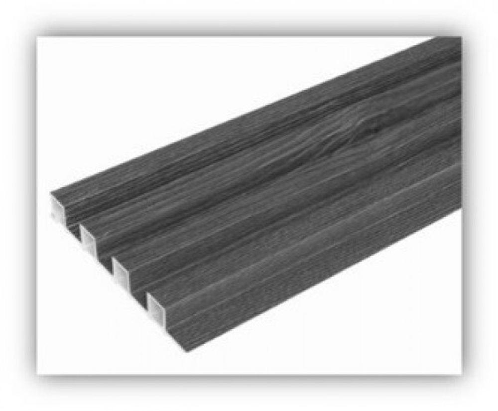Настенно-потолочная панель 3D "Рейка", Венге LK1019