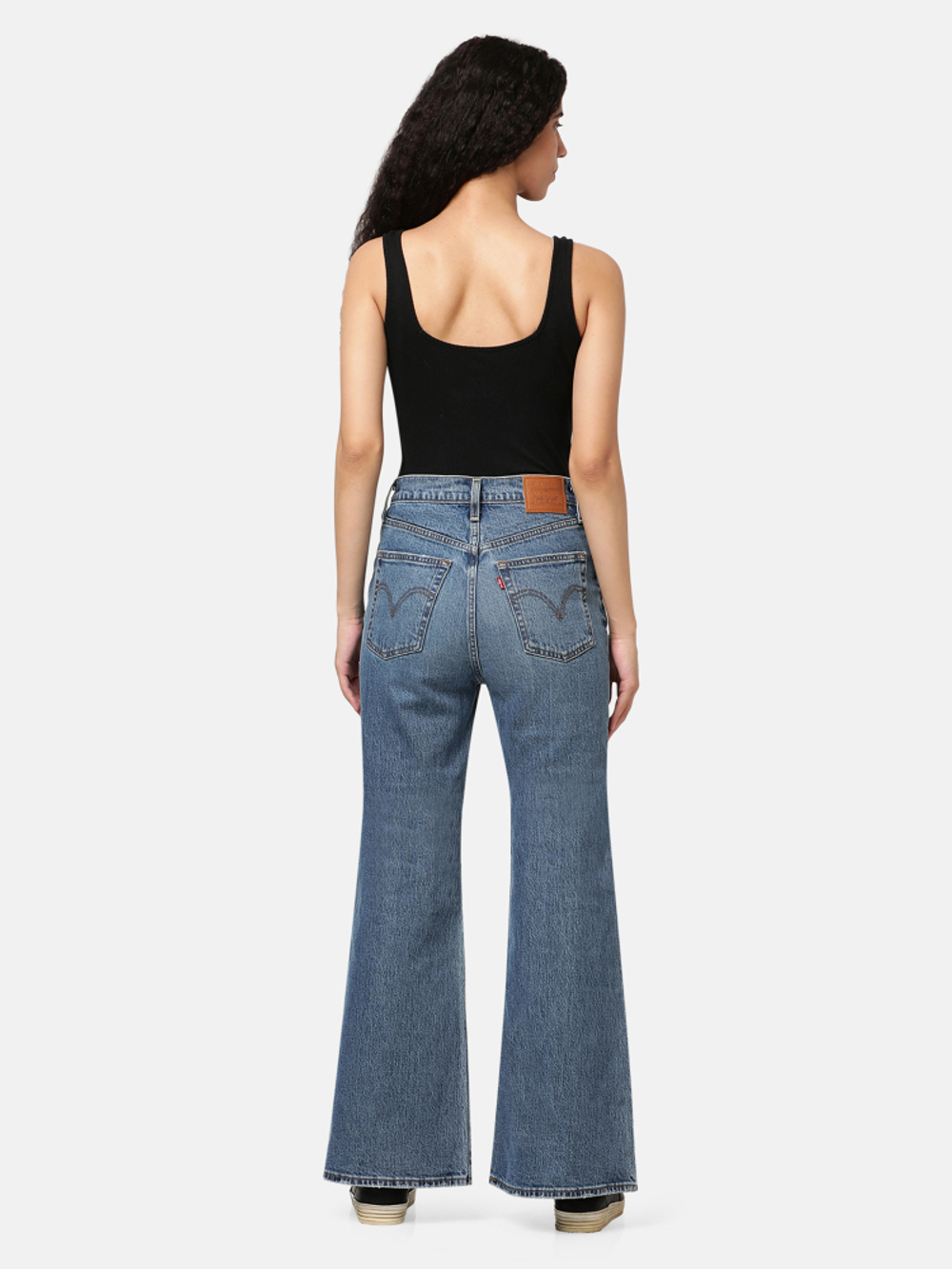 Женские джинсы клеш с завышенной талией Levi's Ribcage Bell A7503-0009