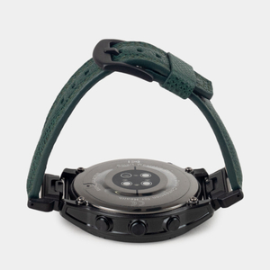 Ремешок для часов Garmin 43 mm с креплением из кожи теленка, зеленого цвета