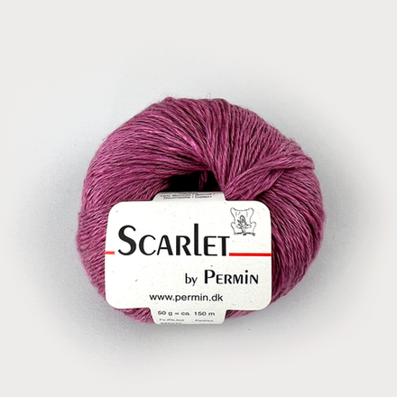 Пряжа для вязания Scarlet 888049, 58% лен, 16% хлопок, 26% вискоза (50г 150м Дания)