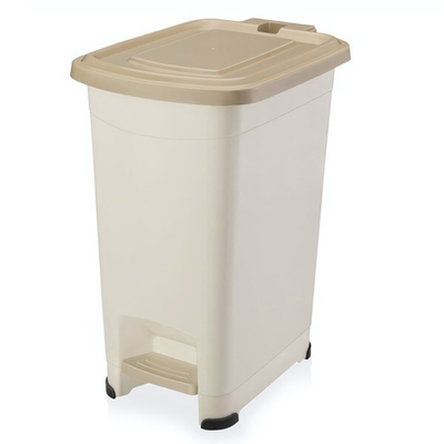 Контейнер для мусора с педалью "Slim" 15 л цвет в ассортименте