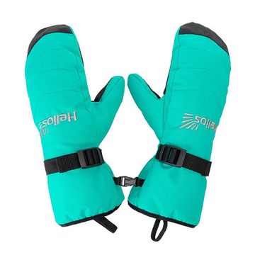 Варежки женские ZABAVA, AQUA GREEN/BLACK Helios