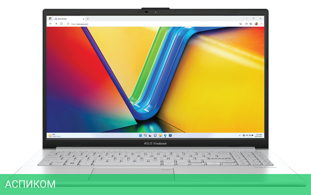 Ноутбук Asus Vivobook Go 15 E1504FA-BQ073W Cool Silver (90NB0ZR1-M00L60)