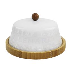 Lenardi 140-140 Масленка 20см BAMBOO в под.уп.(х16)Фарфор