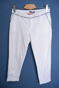 Брюки Oodji белые 44 размер