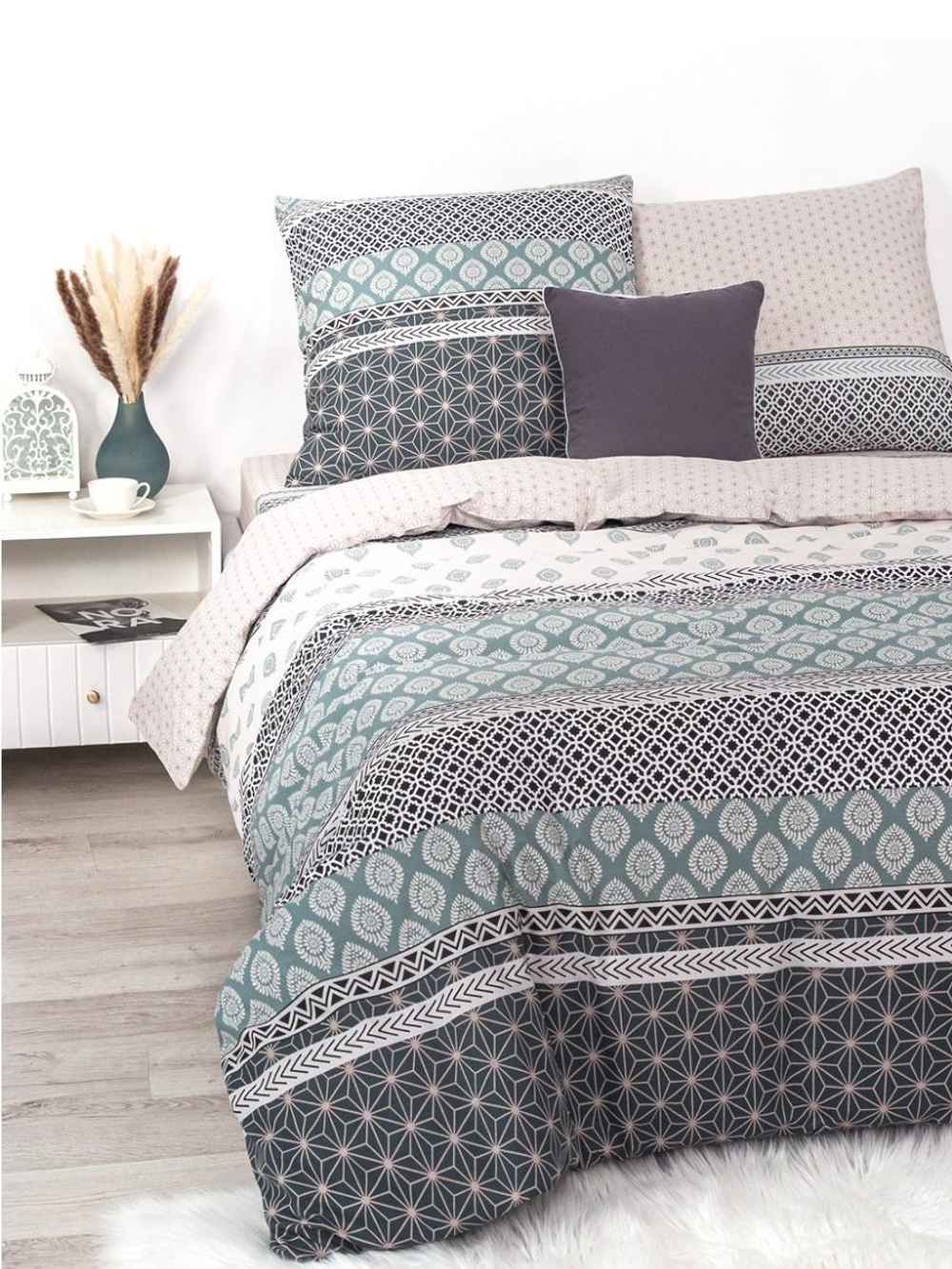 Постельное белье евро, поплин, наволочки 70х70, 100 % хлопок